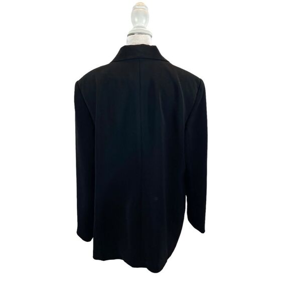 Ladies Alfred Dunner Black Three Button Blazer Size 12 - Picture 4 of 9